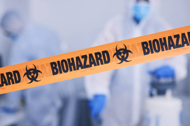 Professional Blood Cleanup technician working in Newport, NE